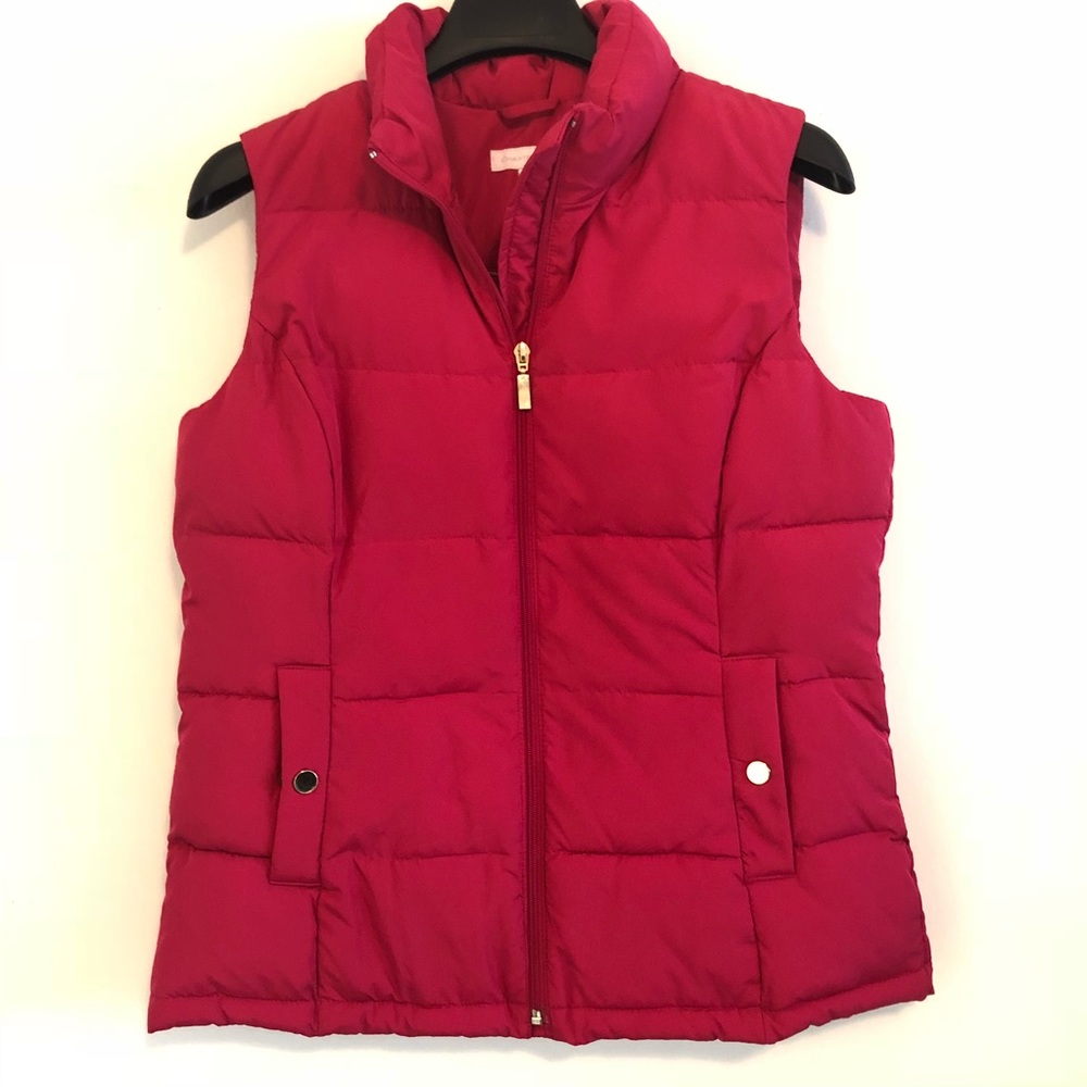 Charter Club Pink Puffer Vest